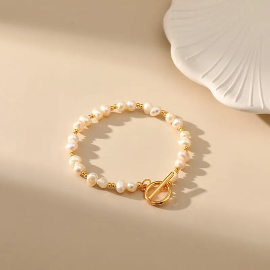 Natural Freshwater Pearls Bracelet for Women